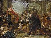 Giovanni Battista Gaulli Called Baccicio The Continence of Scipio oil painting reproduction